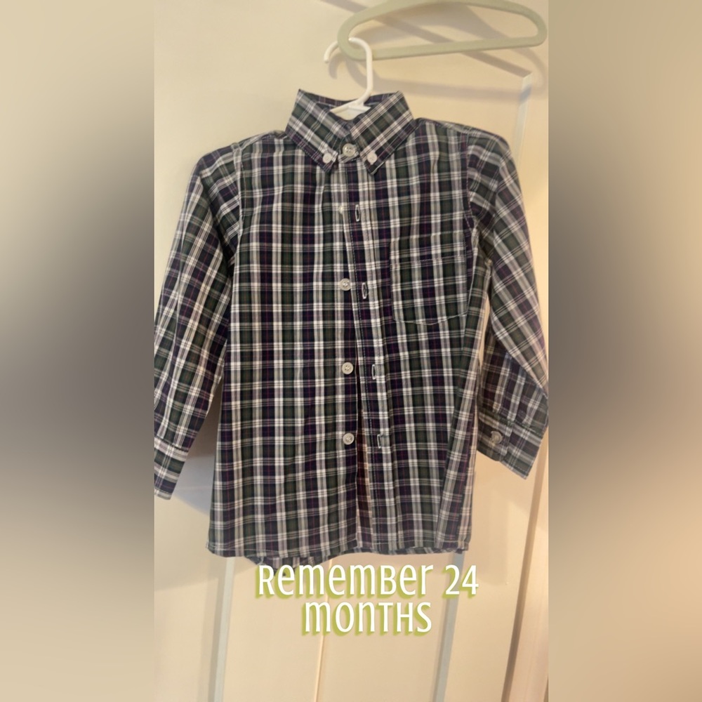 Remember 24 months. Washed, never worn